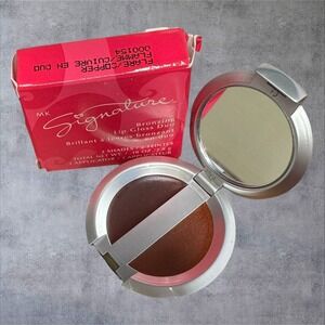 Mary Kay MK Signature Bronzing Lip Gloss Duo Flare Copper 000154 New Box